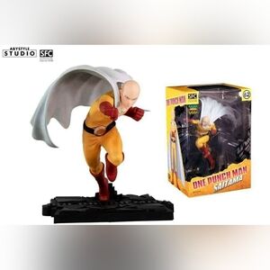 ‼️SOLD‼️ One Punch Man Saitama Action Figure - Yellow and Red